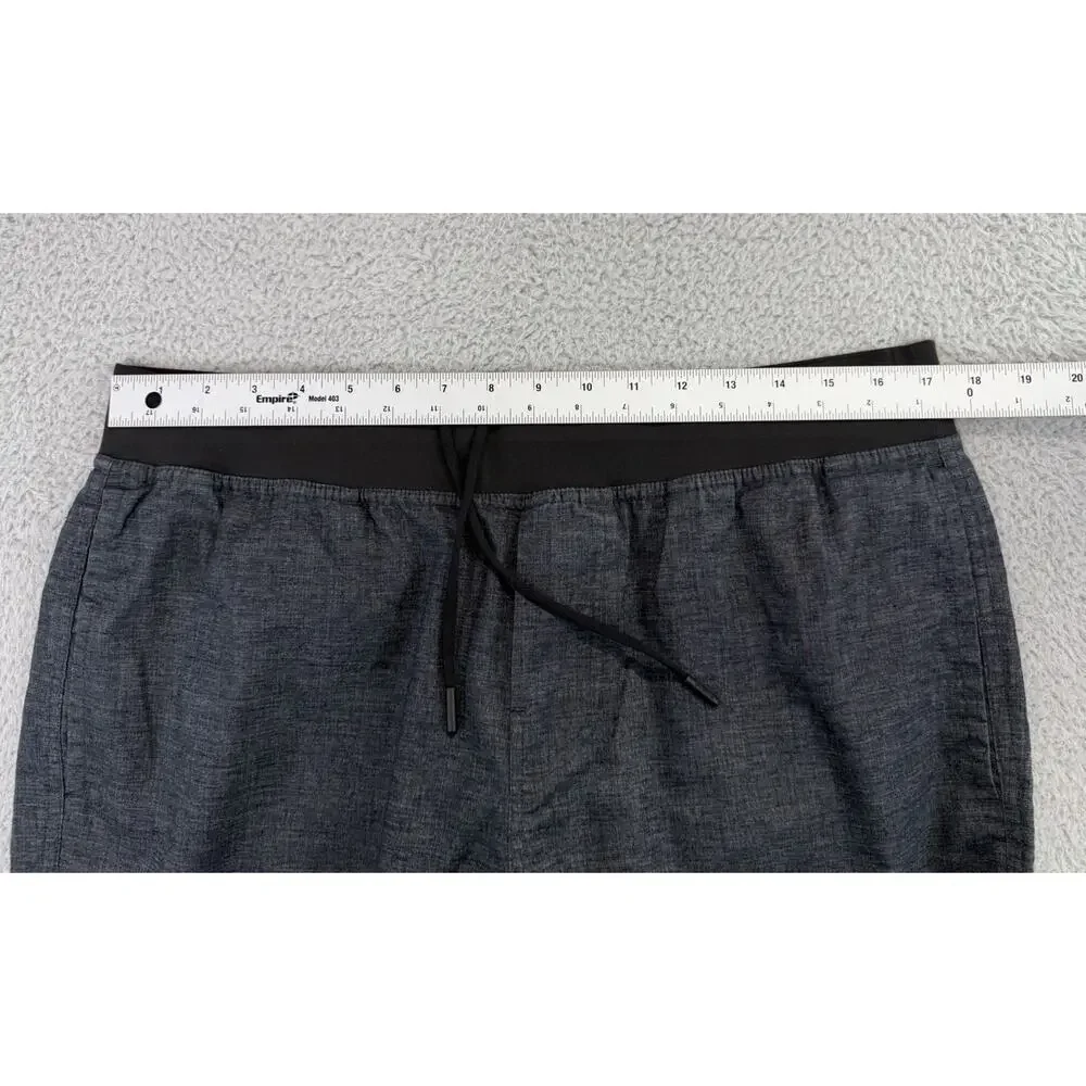 Prana Vaha Hemp Blend Straight Mens Size Large Blue Leg Pants